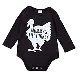 (プタス)Putars ベビー服 子供服 ロンパース 女の子 男の子 長袖 感謝祭 LITTLE TURKEY 可愛い 秋 冬 新生児 歩行服 出産お祝い 記念日 プレゼント 6-24ヶ月