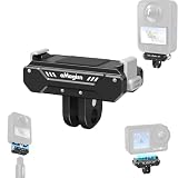 DJI OSMO 360/ Action 5 Pro クイックリリース式アダプターマウント DJI Osmo Action 4/3カメラ対応 垂直方向、水平方向 磁気式マウント 三脚マウント アダプター マグネット式 アクセサリー変換アダプター (タイプ1)