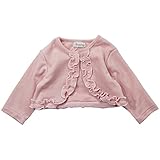 《秋冬春対応》(日本製) Pample Mousse(パンプルムース) 表起毛スムースボレロ 80cm/PK NO.DP-73252