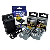 str EN-EL3 / EN-EL3a / EN-EL3e ニコン 互換バッテリー 2個 [カメラ残量表示可能 純正品と同じよう使用可能] & USB 急速互換充電器 カメラ バッテリー チャージャー MH-18 / MH-18a 3点セット D700 / D90 / D300 / D300s / D200 / D80 / D70 / D70s / D50 / D100 / D100LS 対応