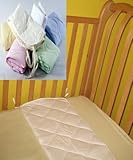 SheetWorld cbib-wte Crib Bib / Sheet Saver - Made In USA by sheetworld