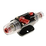 Lovoski 　12V　ソーラーシステム　防水　遮断器　回路ブレーカ　過電流防止　全7サイズ（20A、30A、40A、50A、60A、80A、100A）　 - 20Ａ