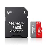 JIKT 高性能 Memory card128GB、マイクロメモリーカード、4Kビデオ録画、U3超高速ファイル転送メモリーカード-B(128GB)