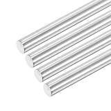 uxcell 304ステンレス鋼丸棒 8mm x 80mm ステンレス鋼ロッド ソリッドシャフト棒 DIYクラフト モデルカー ヘリコプター 車軸バー 飛行機用 4本入り