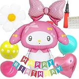 3rd Design マイメロ マイメロディ サンリオ 誕生日 飾り付け バースデー パーティー 女の子 空気入れポンプ付き 11ピース (