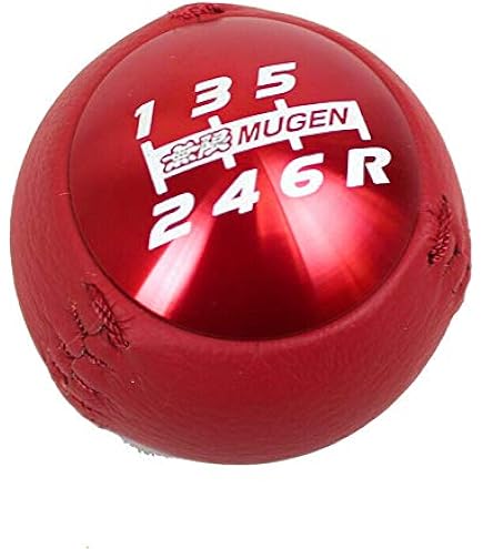 Amazon.co.jp: MUGEN レッド カーボンファイバー シフトノブ 5速