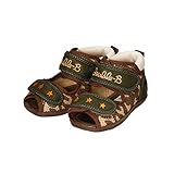 mikihouse Double_B/ミキハウスダブルB ダブルラッセルベビーサンダル １２．５cm,カーキ（37）