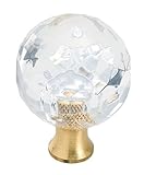 Amerock BP731CS Traditional Classics Knob, 1-3/16-Inch, Crystal [並行輸入品]