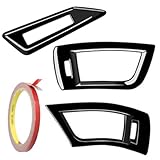 アルファード 30系 ヴェルファイア 30系 スイッチカバー フロントエアコンカバー セット 予備の両面テープ付 内装パネル ALPHARD VELLFIRE (ピアノブラック)