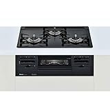 Rinnai RS31W21B32R-BW-13A ブラックII ベーシック [ビルトインガスコンロ(都市ガス用/左右強火力/60cm)]