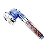 MIOIM シルクタッチシャワー 節水 アニオン 調整可能 SPA ユニバーサル (ブルー)