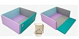 Foldaway (フォルダウェイ)幼児折りたたみマット、バンパーマット、ベビーベッド、スタンダードサイズ（並行輸入品） (scandia) [並行輸入品]