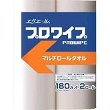 富士ペーパーサプライ:エリエール プロワイプ マルチロールタオル 703201 型式:703201（1セット:12PK入）