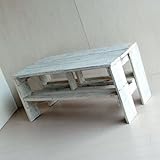 リサイクルウッド　ローボード　ホワイト