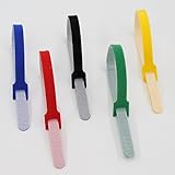 Yongcun Hook and Loop Cable Ties 5 Color Hook Loop Cable Tie Pack of 50pcs (13'') [並行輸入品]