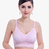 （PINK17°）マタニティブラジャー レディースインナー 楽々授乳 産前産後 授乳ブラ マタニティブラジャー 111 (M/L, ピンク)