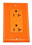 Leviton 5380-IGO 20 Amp, 125 Volt, Decora Plus Duplex Surge Suppressor Receptacle, Straight Blade, I