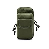 Huijukon Multi-Purpose Tactical MOLLE EDC Pouch Smartphone Pouch Utility Gadget Pouch Outdoor Sports