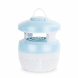 蚊取り器 5W 吸引式捕虫器 屋内専用 6 LED付き USB接続 蚊取りライト 誘虫灯 捕虫器 蚊対策 (ブルー)