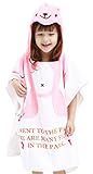 Infant Kids Animal Design Hooded Bath/Beach Poncho Towel Rabbit by Bienvenu