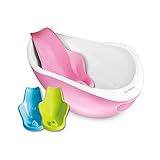 RayQueen Baby Multi Bath Tub with Wheel 車輪の ベビーケア ベビーバス 温度計 [海外並行輸入品] (Blue)