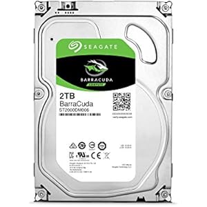 Seagate BarraCuda 3.5" 2TB 内蔵ハードディスク HDD 2年保証 6Gb/s 64MB 7200rpm 正規代理店品 ST2000DM006