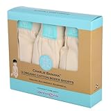 Charlie Banana 3 Organic Cotton Boxer Shorts, Large, 0.45 Pound by Charlie Banana [並行輸入品]
