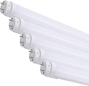 GESE 直管型 led蛍光灯 40w形 片側給電式 昼白色 16w 大光量2800LM 広角320度発光 T8 G13 高ランプ効率LED