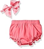Lovespun Girls' Sweet Perfect Picture 2 Piece Diaper Set Ruffle Print 0-6 Months [並行輸入品]