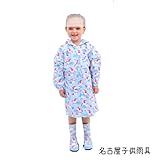 【名古屋子供雨具】レインコート キッズ 女の子 ペガサス 子供 可愛い 防水 パステル フード 1歳〜7歳 レインウエア カッパ キュート (XL)