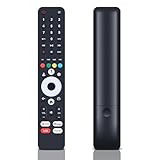 AVTVA チューナーレスリモコン for VEZZER スマートテレビ 4K Google TV 43L23-NEW 50Q1 43Q1対応 音声検索対応