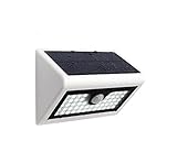 DingDong 3 150太陽光でソーラーモーションセンサーセキュリティライト耐候性ソーラーパワードウォールライトワイヤレスモーションセンサーでセキュリティバッテリー