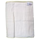 Dandelion Diapers 100% Organic Cotton DSQ Prefolds Half Dozen - Size 2 by Dandelion Diapers