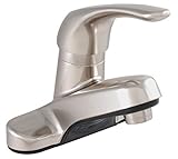 LDR 952 22305BN Exquisite Bathroom Faucet, Single Handle, With Pop-Up, Lifetime Plastic, Brushed Nic