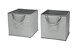 Delta Children 2 Count Nursery Organizer Bin Set, Dove Grey by Delta Children