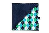 La Millou - Light Baby Blanket - Cotton - Minky (32 x 40in) (Golf-Navy) by La Millou