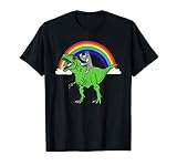ティラノサウルス・レックスシュナウザー犬 Tシャツ