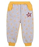 【SEBLES】 ベビー キッズ キュート バックプリント スウェット パンツ 全11種 サイズ 80cm 90cm 100cm 110cm 120cm 130cm クロスセット (Ｂ：イエロー,10