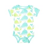 Carley大麦オーガニックグリーンWhale One Pieceサイズ0 – 3 Months
