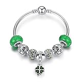 WOSTU クローバーペンダントブレスレット