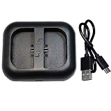 Canon LP-E6 / LP-E6N 対応 2個同時充電 USB充電器 コード 01286