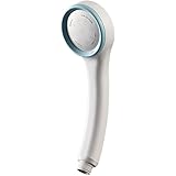 SANEI シャワーヘッド 節水 レイニーベーシック 【シャワー穴0.3mm 肌触り・浴びごこちやわらか】 ブルー PS300-80XA-LB22