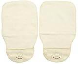 楠橋紋織 今治タオル 汗取りパッド KuSu かわいい・おーがにっく おひるねミミ 乳幼児用 2枚組 ナチュラル 50cm ~