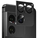 Podick カメラフィルム sony xperia 1 VIII用カメラ保護 9H強化ガラス 耐衝撃 キズ防止 エクスペリア1 VIII用カメラカバー AR高透過率 黒縁取り 露出オーバー防止 極薄レンズカバー 気泡ゼロ 指紋防止 貼り付け簡単 カメラ保護フィルム プロテクター(ブラック, Xperia1Viii用)
