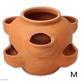 テラコッタ製 ストロベリーポット M(W39×H28cm) 底穴有り イチゴ プランター