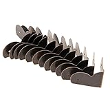 12個入りセット 装飾金具 アンティーク ボックスコーナープロテクター　装飾 家具 ジュエリーボックスのハードウェアメタルコーナー 58*21mm