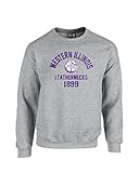 NCAAマスコットブロックアーチクルーネックスウェットシャツ 3L グレイ