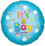 Single Source Party Supplies – 18 " Its a BoyベビーボトルMylar Foil Balloon