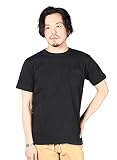 [チャンピオン] Tシャツ 半袖 T1011 ヘビーウェイト USAコットン 丸胴仕様 ポケットTシャツ ティーテンイレブン ショートスリーブポケットTシャツ MADE IN USA C5-B303 メンズ ブラック S