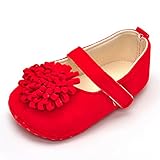 Tovadoo ベビーシューズ オールシーズン 花　女の子 歩行練習用　つま先保護　ソフト　お姫様　プリンセス　カジュアル　ファッション パーティー 結婚式
